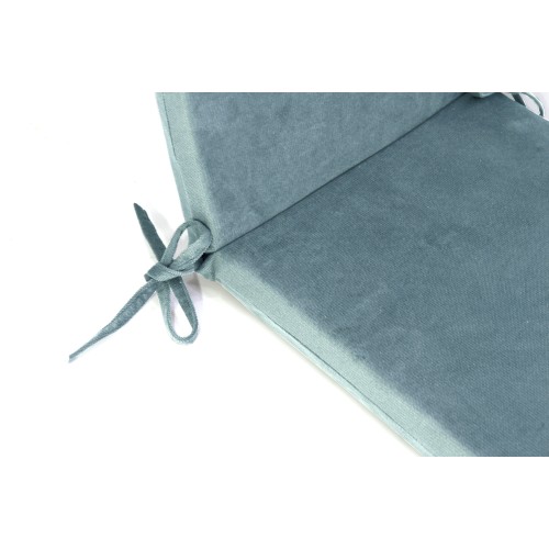 Μαξιλάρι με πλάτη Velure για καναπέδες με κορδόνια στην πλάτη μονόχρωμο Γαλάζιο Μαξιλάρι με πλάτη Velure για καναπέδες με κορδόνια στην πλάτη μονόχρωμο Γαλάζιο