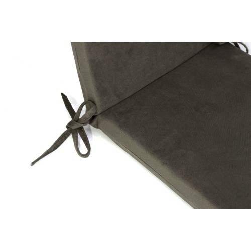 Μαξιλάρι με πλάτη Velure για καναπέδες με κορδόνια στην πλάτη μονόχρωμο Καφέ Μαξιλάρι με πλάτη Velure για καναπέδες με κορδόνια στην πλάτη μονόχρωμο Καφέ