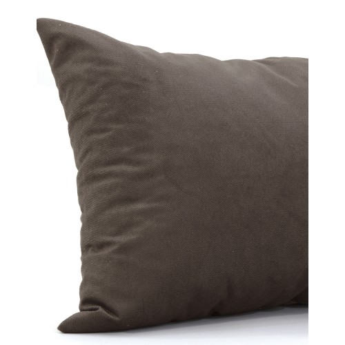 Μαξιλάρι Velure καναπέ - δαπέδου μονόχρωμο Καφέ Μαξιλάρι Velure καναπέ - δαπέδου μονόχρωμο Καφέ