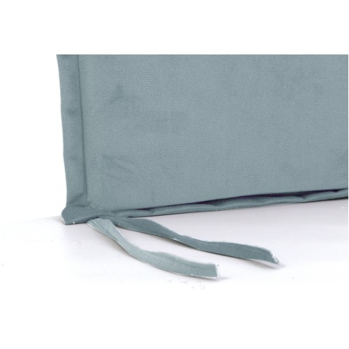 Μαξιλάρι Velure καρέκλας τετράγωνο γαλάζιο χρώμα με αυτιά Μαξιλάρι Velure καρέκλας τετράγωνο γαλάζιο χρώμα με αυτιά