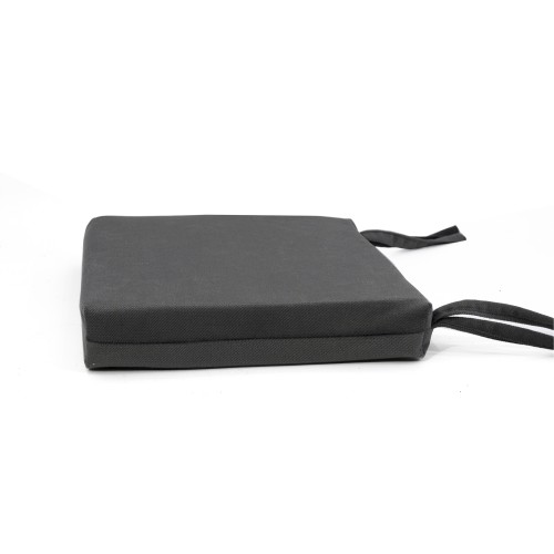 Μαξιλάρι Velure καρέκλας τετράγωνο γκρι χρώμα Μαξιλάρι Velure καρέκλας τετράγωνο γκρι χρώμα