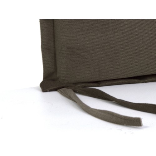 Μαξιλάρι Velure καρέκλας τετράγωνο καφέ χρώμα με αυτιά Μαξιλάρι Velure καρέκλας τετράγωνο καφέ χρώμα με αυτιά