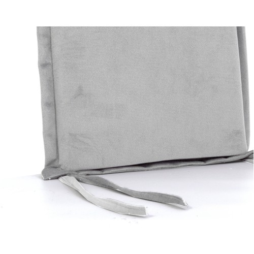 Μαξιλάρι Velure καρέκλας τετράγωνο λευκό χρώμα με αυτιά Μαξιλάρι Velure καρέκλας τετράγωνο λευκό χρώμα με αυτιά