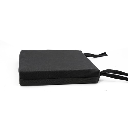 Μαξιλάρι Velure καρέκλας τετράγωνο μαύρο χρώμα Μαξιλάρι Velure καρέκλας τετράγωνο μαύρο χρώμα