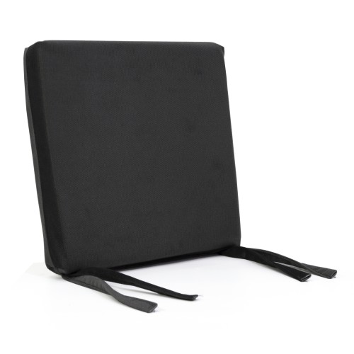 Μαξιλάρι Velure καρέκλας τετράγωνο μαύρο χρώμα Μαξιλάρι Velure καρέκλας τετράγωνο μαύρο χρώμα