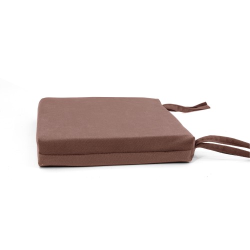 Μαξιλάρι Velure καρέκλας τετράγωνο σομόν χρώμα Μαξιλάρι Velure καρέκλας τετράγωνο σομόν χρώμα