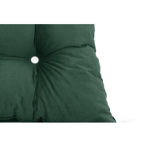 Μαξιλάρι Velure μονόχρωμο κυπαρισσί χρώμα για παλέτα με κουμπιά - Μπαμπού