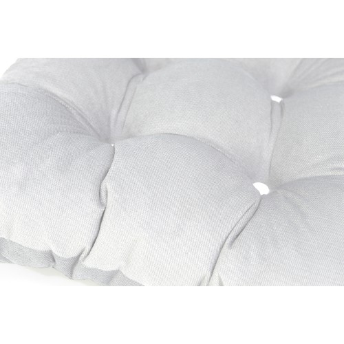 Μαξιλάρι στρογγυλό Velure κάθισμα μπαμπού - Λευκό Μαξιλάρι στρογγυλό Velure κάθισμα μπαμπού - Λευκό