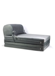 Πολυθρόνα - Κρεβάτι Flip Chair Velure Florina γκρι