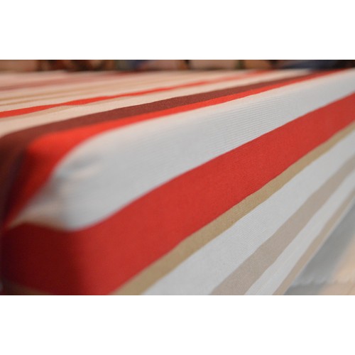 Πολυθρόνα - Κρεβάτι Flip Chair λονέτα με ρίγες κόκκινες Florina Πολυθρόνα - Κρεβάτι Flip Chair λονέτα με ρίγες κόκκινες Florina