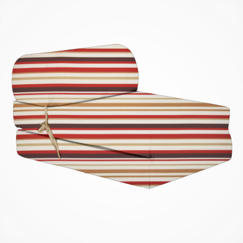 Πολυθρόνα - Κρεβάτι Flip Chair λονέτα με ρίγες κόκκινες Florina