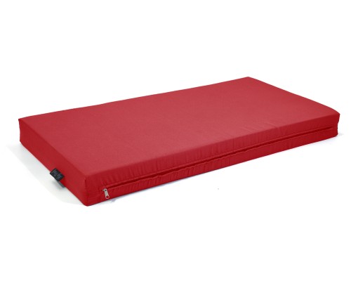 Μαξιλάρι μονόχρωμο κόκκινο για παλέτα και ευρωπαλέτα 10cm