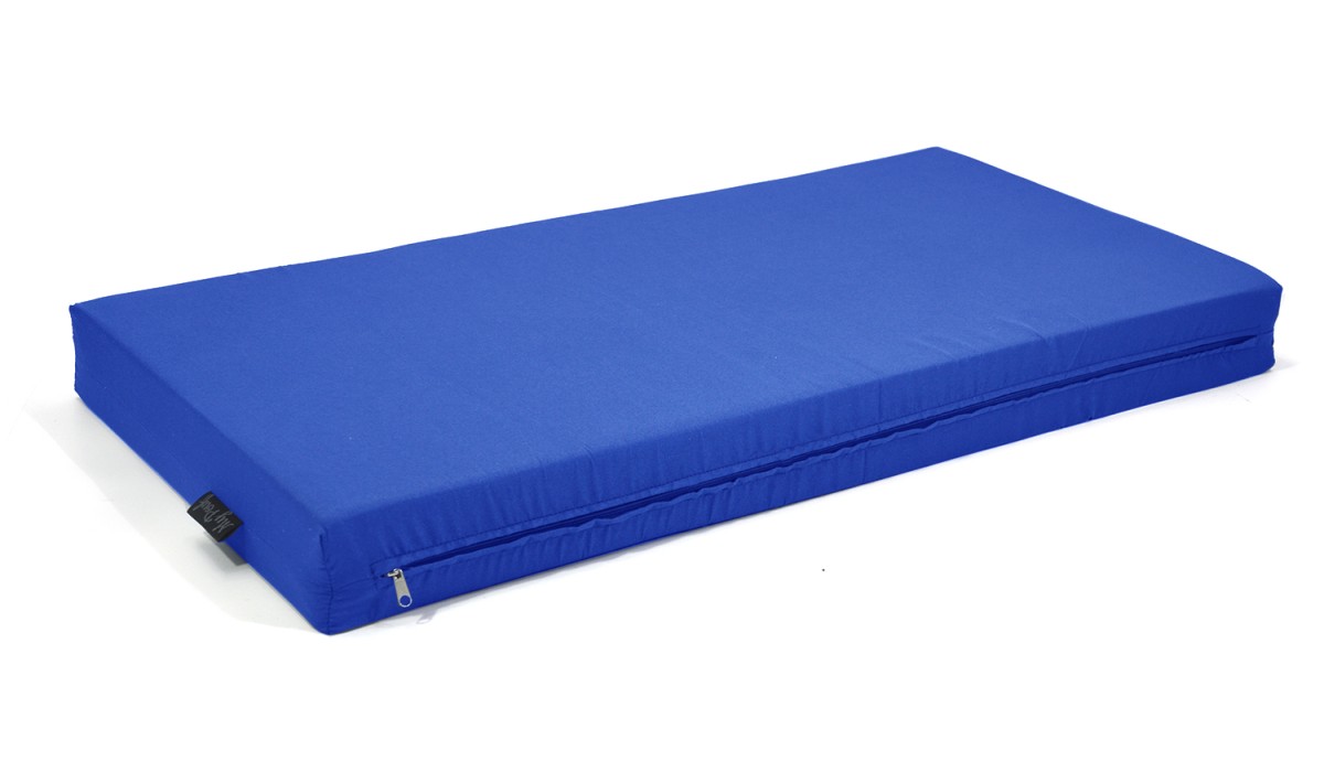 Μαξιλάρι μονόχρωμο μπλέ για παλέτα και ευρωπαλέτα 5cm | Mycollection.gr