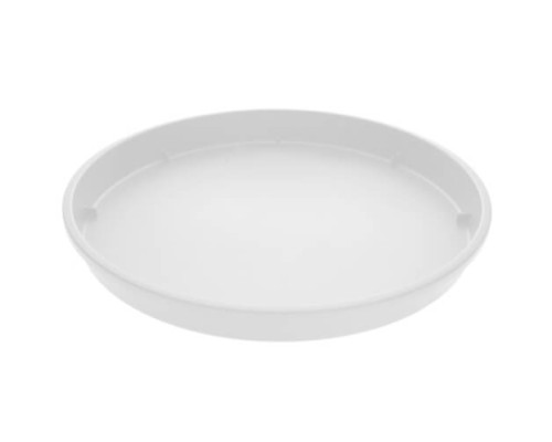 Πιάτο γλάστρας Linea χρώμα λευκό σε 4 διαστάσεις