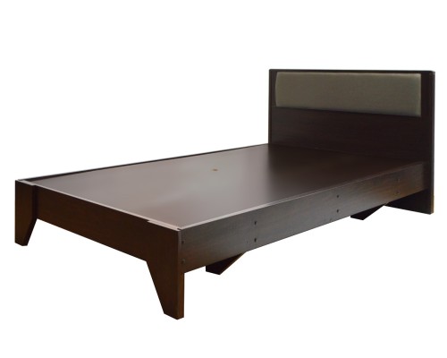 Κρεβάτι ξύλινο - μονό - Wenge - 100 x 196 cm - Tns - 1602-100/VEGE