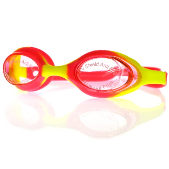 Γυαλιά παραλίας σιλικόνης παιδικά - Κίτρινο - Φούξια