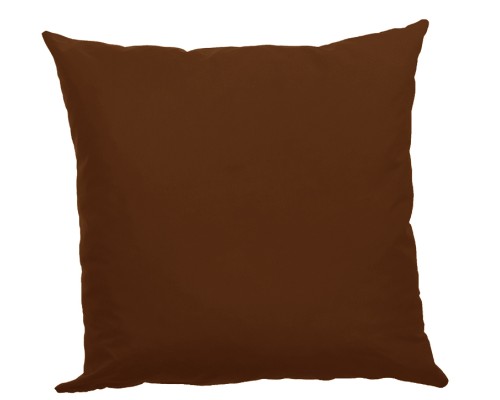 Μαξιλάρι καναπέ καφέ κρετόν ύφασμα 45 x 45 cm