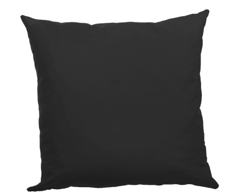 Μαξιλάρι καναπέ μαύρο κρετόν ύφασμα 45 x 45 cm
