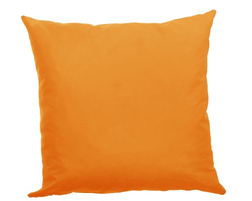 Μαξιλάρι καναπέ σε κρετόν ύφασμα πορτοκαλί 45 x 45 cm