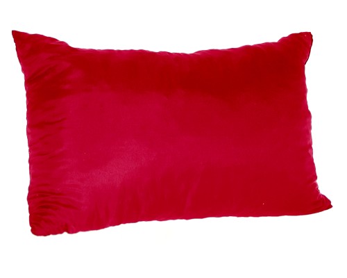 Μαξιλάρι καναπέ - Παγκάκι κόκκινο μονόχρωμο μακρόστενο 55 x 35 cm