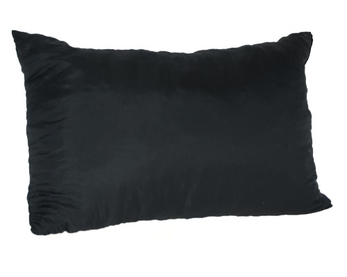 Μαξιλάρι καναπέ - Παγκάκι μαύρο μονόχρωμο μακρόστενο 55 x 35 cm
