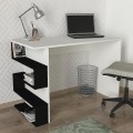 Γραφείο CLEORA Λευκό/Μαύρο Μοριοσανίδα/Μελαμίνη 120x60x74cm | Mycollection.gr