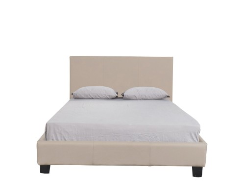 Κρεβάτι AZALEA Capuccino PU 213x128x88cm