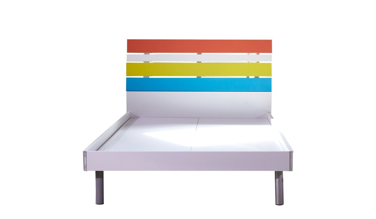 Κρεβάτι Παιδικό SWIFT Mdf Χρωματιστό 205x125x96cm | Mycollection.gr