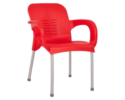 Καρέκλα Κήπου Eco Κόκκινο Ανακυκλωμένο PP 60x50x80xcm
