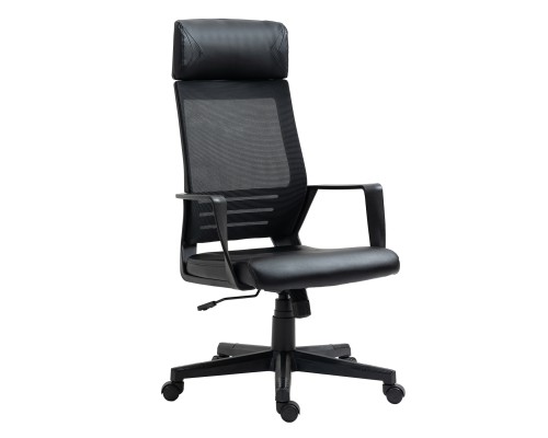 Καρέκλα Γραφείου Gaming ATHY Μαύρο PVC/Mesh 62x52x115-120cm
