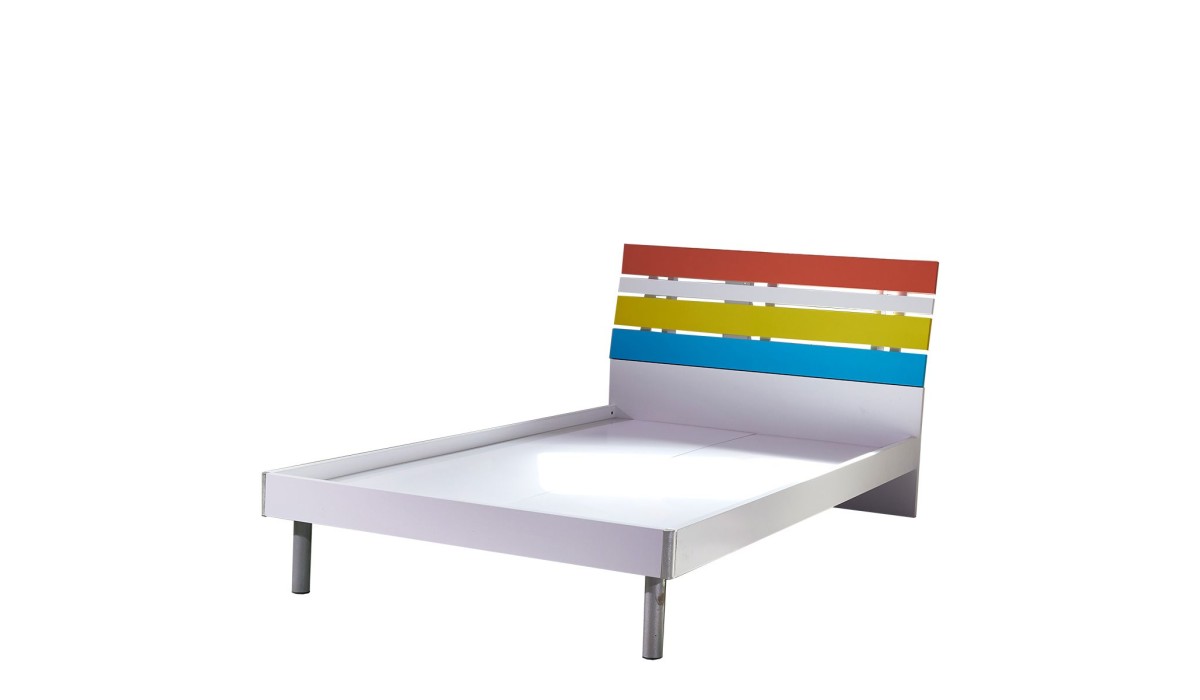 Κρεβάτι Παιδικό SWIFT Mdf Χρωματιστό 205x125x96cm | Mycollection.gr