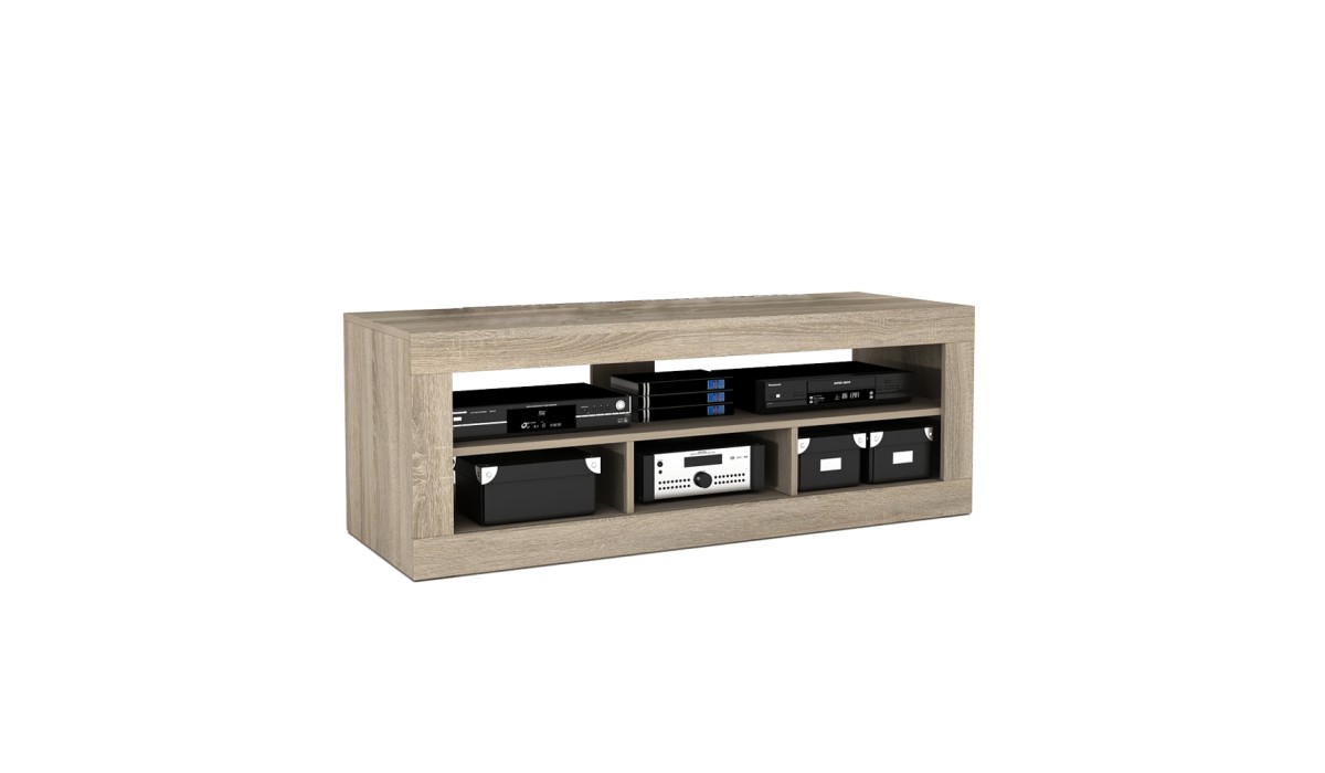 BEAT TV STAND SONOMA 131x47xH47cm | Mycollection.gr
