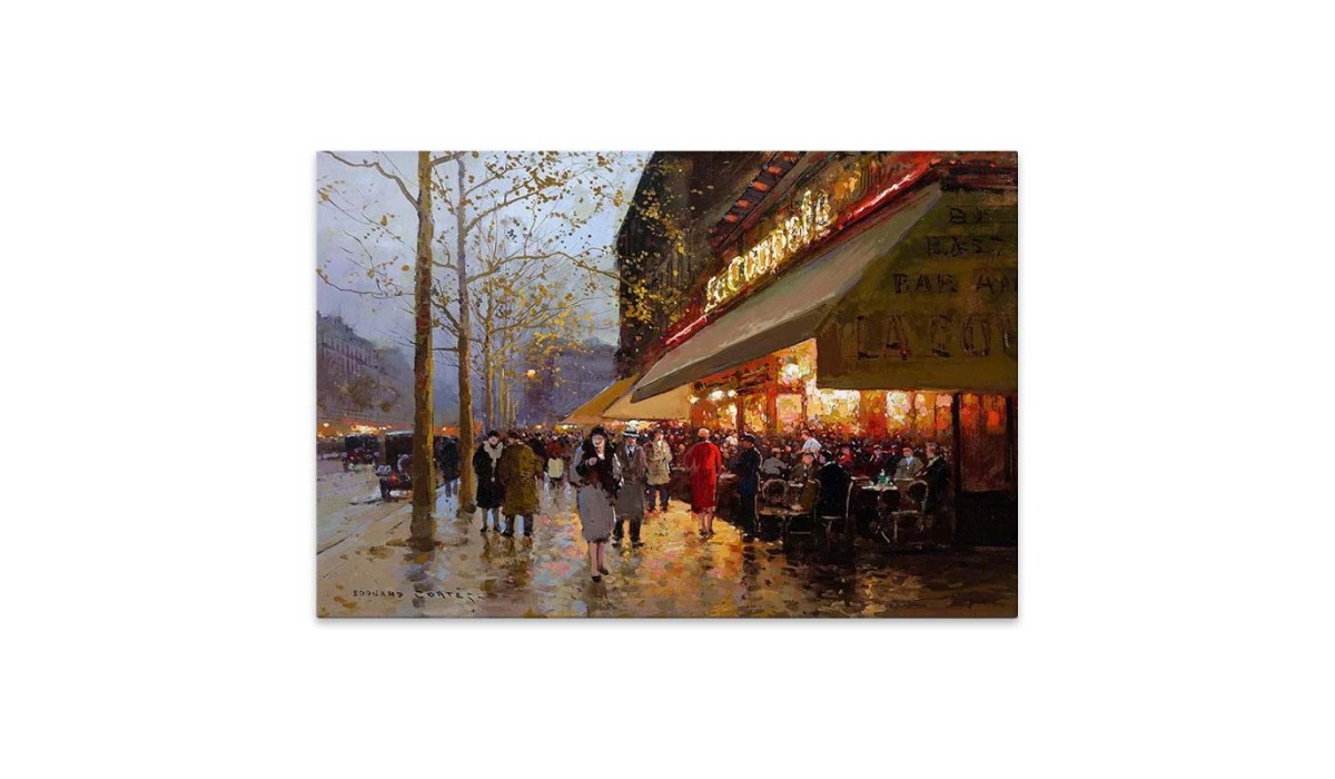 Πίνακας σε καμβά "La Coupole Paris" ψηφιακής εκτύπωσης 100x70x3εκ. | Mycollection.gr