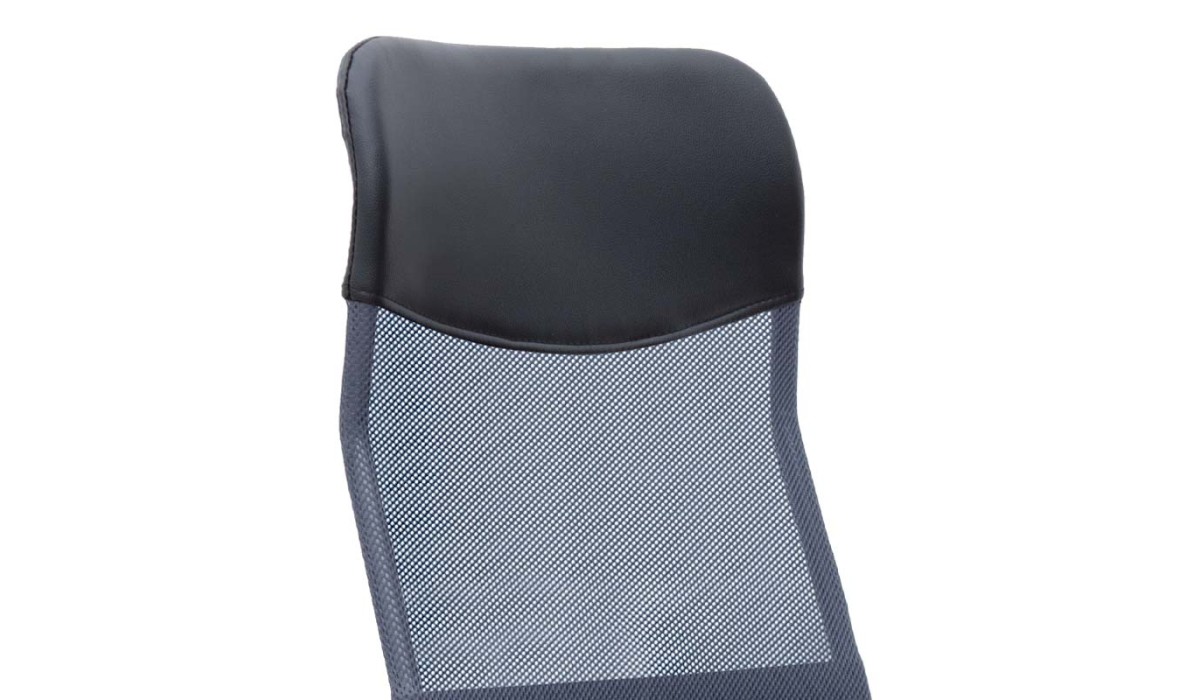 Καρέκλα γραφείου Marco με ύφασμα Mesh χρώμα γκρι - μαύρο 62x59x110/120εκ. | Mycollection.gr