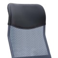 Καρέκλα γραφείου Marco με ύφασμα Mesh χρώμα γκρι - μαύρο 62x59x110/120εκ. | Mycollection.gr