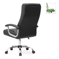 Καρέκλα γραφείου διευθυντική Vision από τεχνόδερμα χρώμα μαύρο 63x70x112/120εκ. | Mycollection.gr