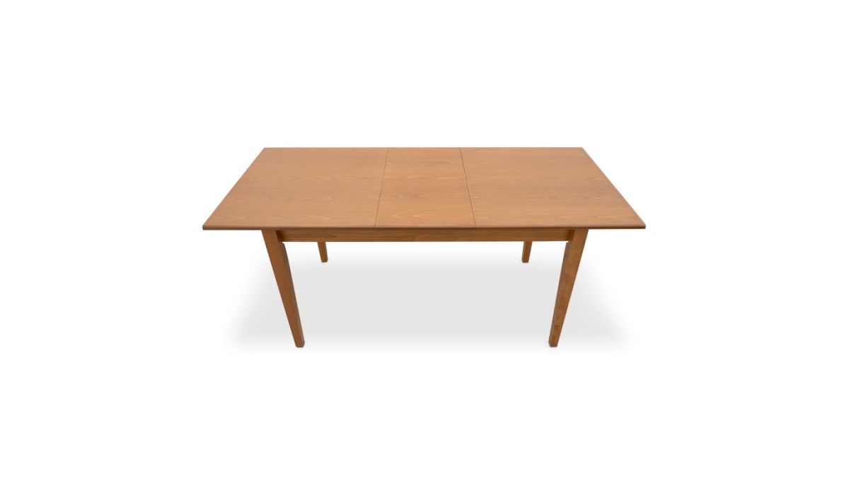 Σετ τραπεζαρίας Adare-Francis 5 τμχ μασίφ ξύλο-MDF με επεκτεινόμενο τραπέζι 140/180x78x77εκ. | Mycollection.gr