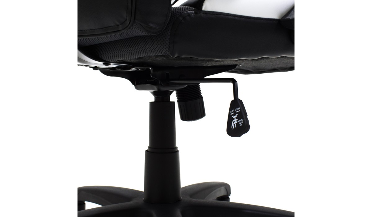 Καρέκλα Γραφείου Εργασίας Garmin - Bucket Pu Μαύρο-Λευκό | Mycollection.gr