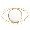 Καθρέπτης Eye Χρυσό 46X2X26Εκ | Mycollection.gr