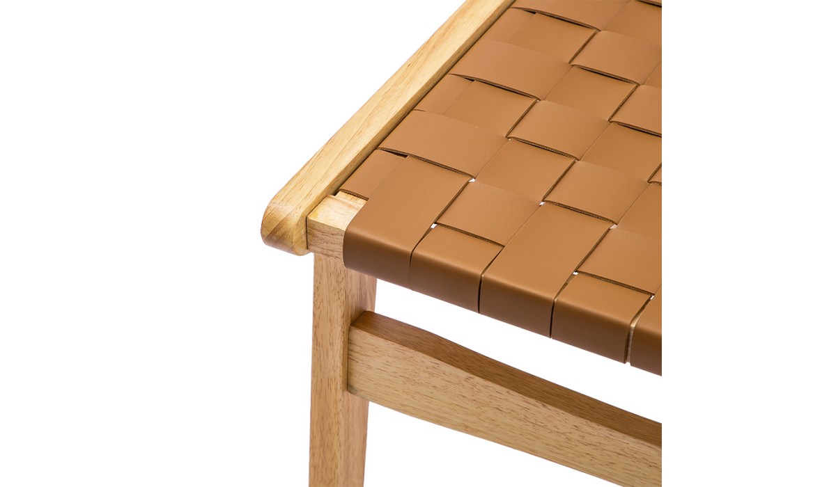 Καρέκλα Ridley Ξύλο-Pu Φυσικό | Mycollection.gr