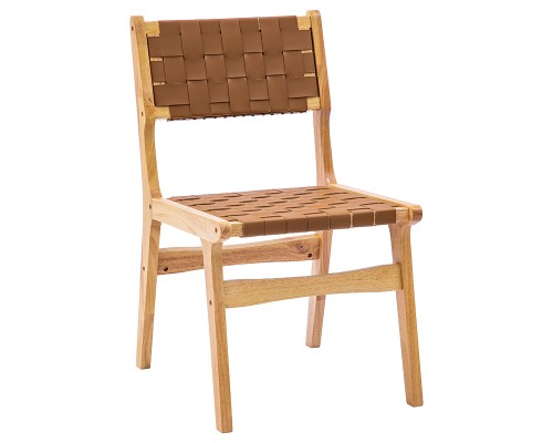 Καρέκλα Ridley Ξύλο-Pu Φυσικό