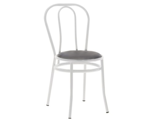 Καρέκλα Βιέννης I Pu Μαύρο-Μέταλλο Λευκό