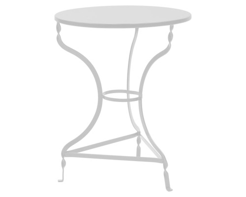 Τραπέζι Noah Μεταλλικό Λευκό Φ58X72Εκ