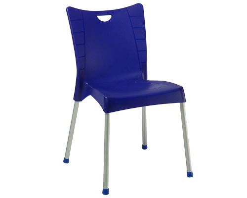 Καρέκλα Crafted Pp Σκούρο Μπλε-Αλουμίνιο Γκρι