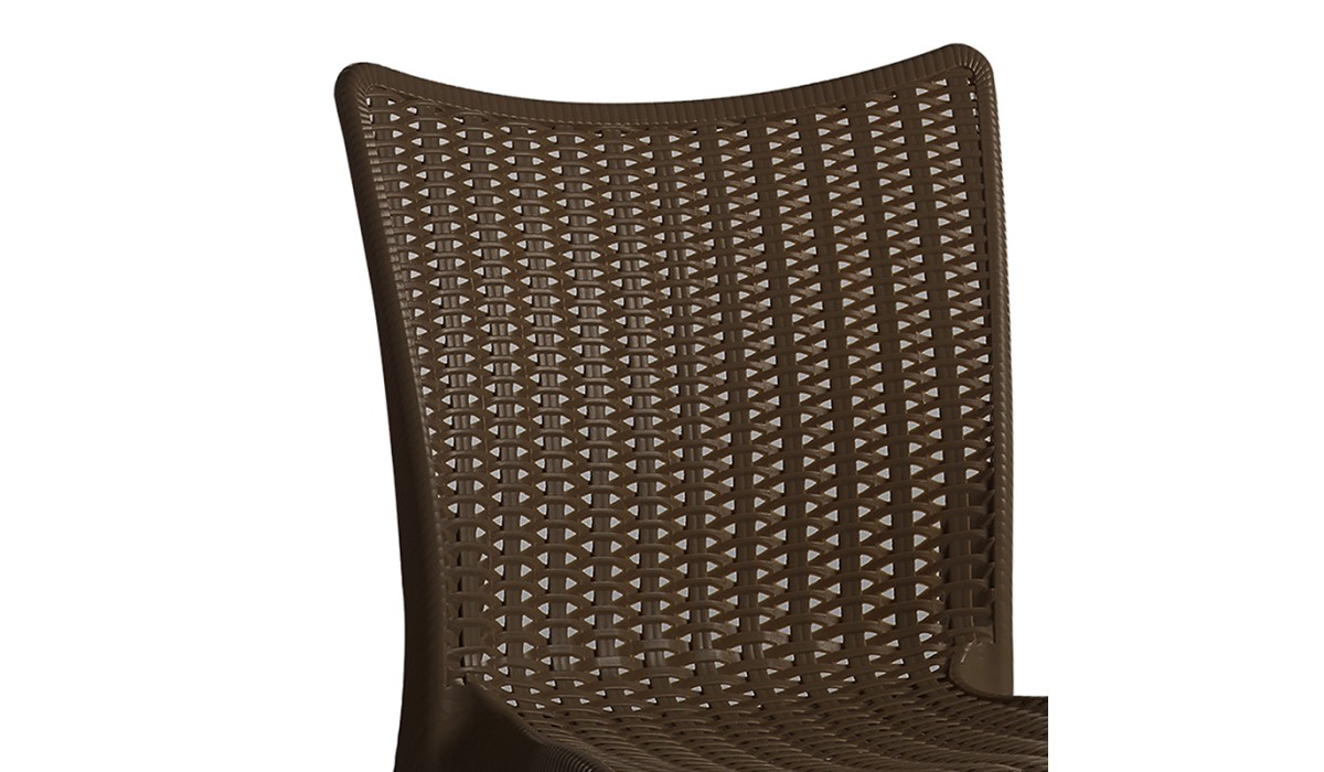 Καρέκλα Confident Pp Σκούρο Καφέ | Mycollection.gr