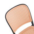 Καρέκλα Juniper Με Uv Protection Pp Μαύρο-Μπεζ 51X40.5X86.5Εκ. | Mycollection.gr
