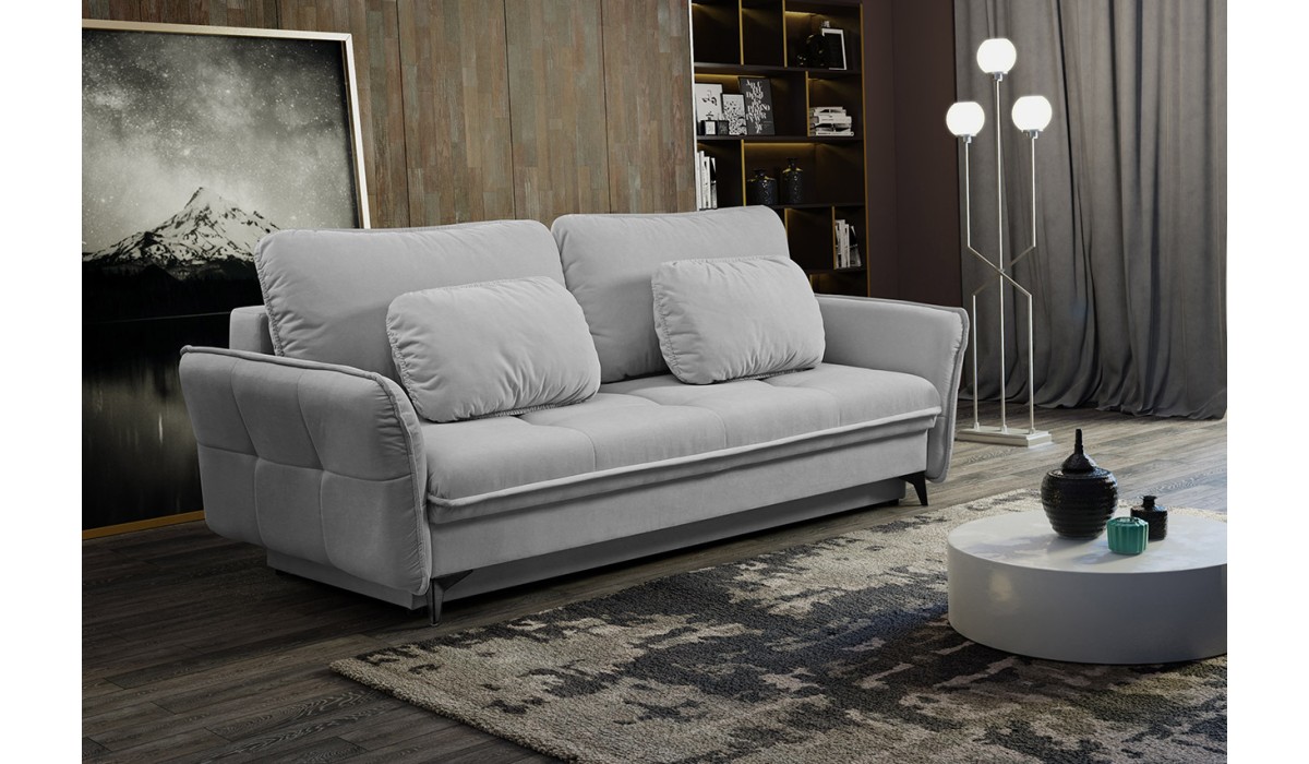 Καναπές - Κρεβάτι Largo-Leuko 240 x  100  x  95 εκ. | Mycollection.gr