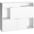 Σκευοθήκη 4 You-Λευκό από Μοριοσανίδα  145 x  42  x  118.5 εκ. | Mycollection.gr