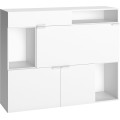 Σκευοθήκη 4 You-Λευκό από Μοριοσανίδα  145 x  42  x  118.5 εκ. | Mycollection.gr