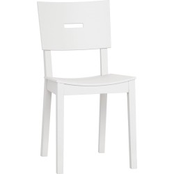 Καρέκλα Simple-Λευκό από Μασίφ Ξύλο  43 x  50  x  86 εκ.